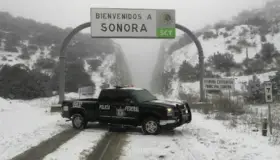 Resulta saldo blanco tras paso de séptima tormenta invernal en Sonora