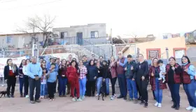 Reciben 40 familias servicio de drenaje en la Colosio