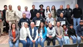 Celebran al Policía del Mes de enero del 2024