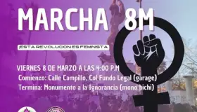 Convocan a mujeres a unirse a marcha el 8 de marzo