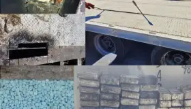 Detectan en garita cargamento de fentanilo y cocaína