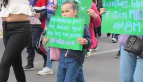 Marchan mujeres por las que ya no están