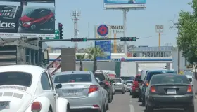 Reporta DTM tráfico vehicular por vacacionistas de EU en Nogales