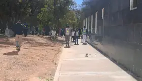 Realizan simulacro en hospital del IMSS