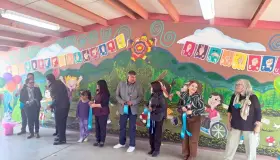 Inauguran mural incluyente en escuela primaria
