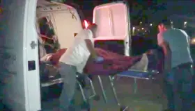 Hallan hombre semienterrado