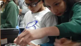 Realizan exposición de ciencia en escuela