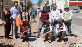 Avanza trabajo en  colonia Bolívar