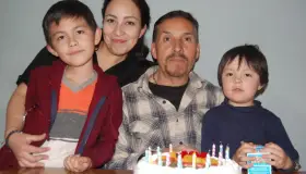 Hijos festejan a Arturo Vincent