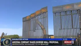 Muestran construcción del muro