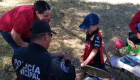 Ofrece Seguridad Públicafestejo a niños nogalenses