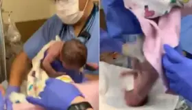 Lo viral: Doctor tira a recién nacida y le causa hemorragia; lo graban
