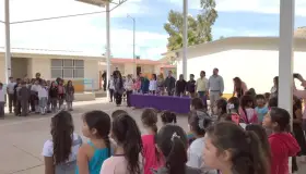 Entregan CMCOP
obra en escuela