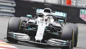 Hamilton logra el mejor
tiempo en Mónaco 
