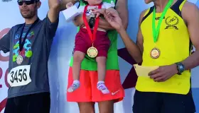 Buena convocatoria
en carrera pedestre