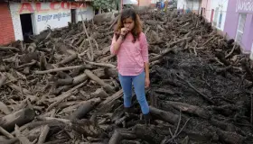 Así quedó tras desbordarse un río en San Gabriel, Jalisco
