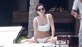 Emma Watson está de vacaciones en México