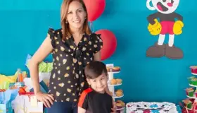 Divertida fiesta para Alan