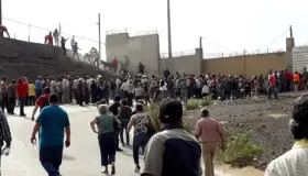 Toman mineros las calles de Cananea