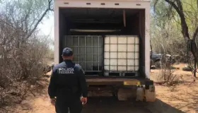 Aseguran campamento con 46 mil lts. de huachicol