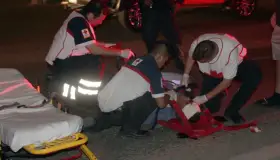 Grave motociclista accidentado