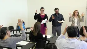 Realizan actividad de Lenguaje de Señas