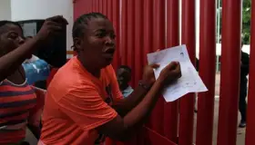 ‘Nos estamos muriendo de hambre’; migrantes protestan en Chiapas