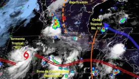Fuertes lluvias por ‘Ivo’ amenazan el occidente de México