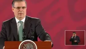 Destaca Ebrard reducción del 56% del flujo migratorio hacia EU