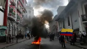 Reportan muerte de indígena en protesta en Ecuador