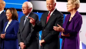 Debate demócrata, entre ataques a Trump y críticas a Warren