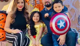 Divertida fiesta de disfraces para Ivanna e Iván