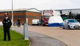 Frigorífico hallado con 39 chinos muertos provenía de Bélgica