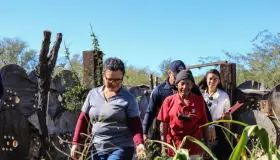 Llevan apoyos a Ejido “Los Picos”