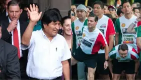 Escoltas de Enrique Peña Nieto ahora cuidan a Evo Morales