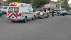 Provoca múltiple choque en persecución