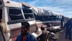 Investigan causas del accidente en Vicam 