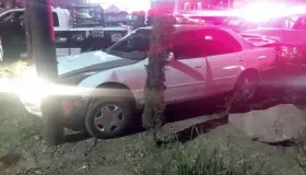 Huye con cartuchos útiles de la garita