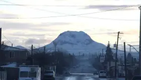 Reportan caída de nieve y aguanieve en varios puntos de Sonora