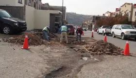 Rehabilitan varias calles de Nogales