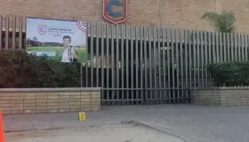 Con fuertes medidas de seguridad vuelven niños a Colegio Cervantes