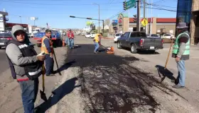 Permite clima labor de bacheo