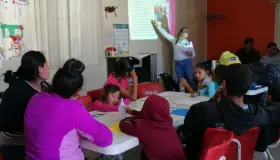 Ofrecen atención a niños migrantes