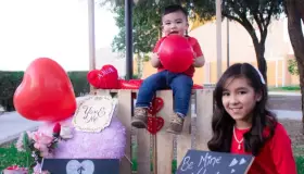 Corazones para Fernanda y Santiago