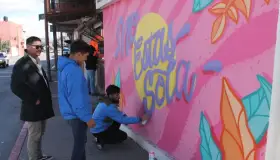 Continúa elaboración de murales en la ciudad