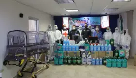 Entrega Munro material para emergencia