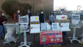 Entregan ventiladores a Hospital