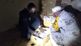 Detectan droga en retén