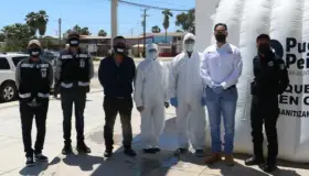 Supervisa tercer túnel sanitizador