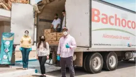 Reciben DIF y Sedesson donación alimentaria